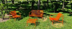 Turuncu Happy Garden Bahçe Oturma Grubu