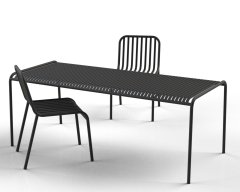 Happy Garden Yemek Masası - Siyah