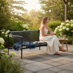 Happy Garden İkili Koltuk - Siyah