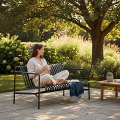 Happy Garden İkili Koltuk - Siyah