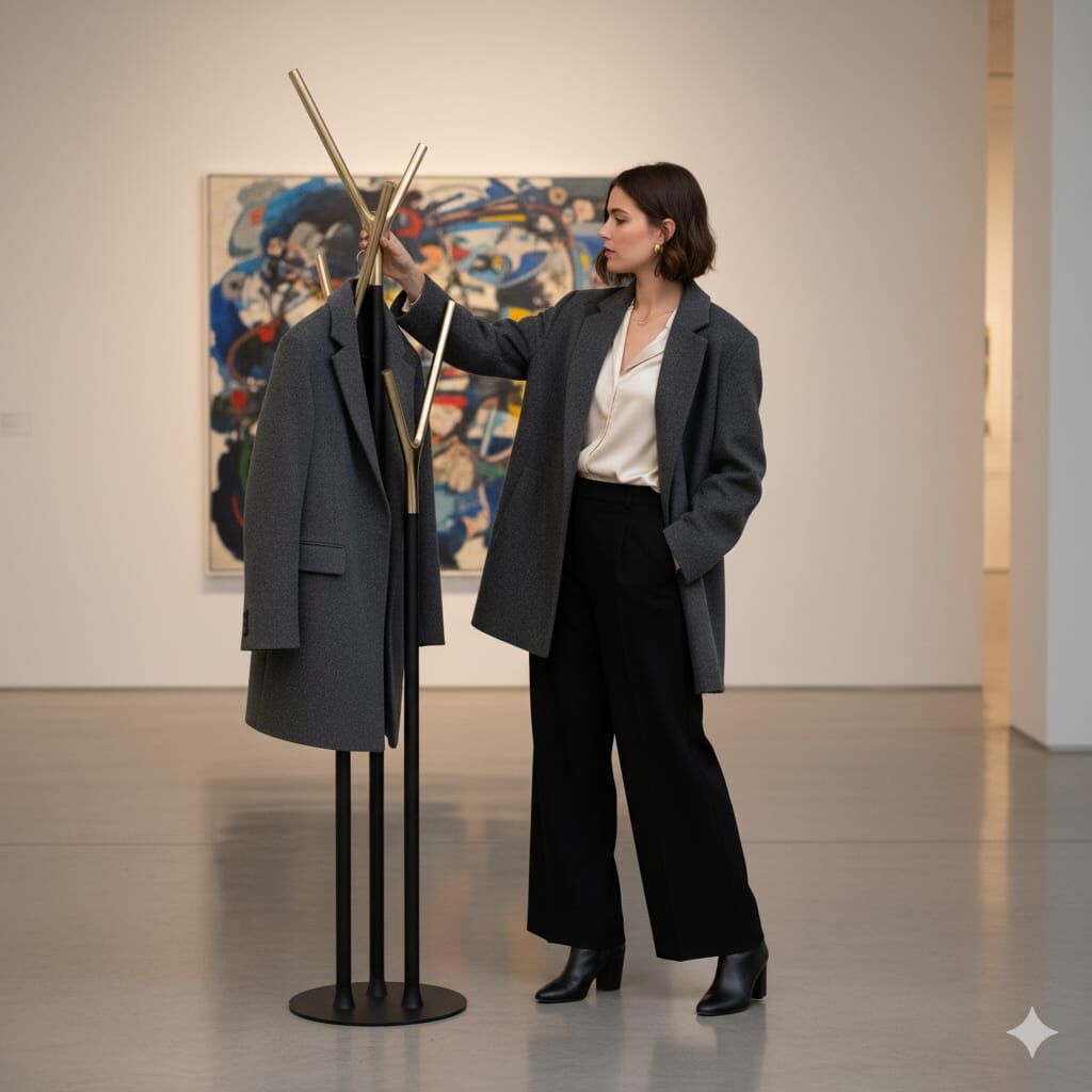 Saye Askılık Siyah Gold