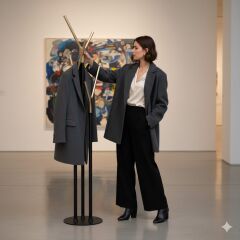 Saye Askılık Siyah Gold