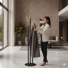 Saye Askılık Siyah Gold