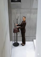 Saye Askılık Siyah Krom