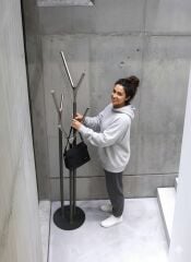 Saye Askılık Siyah Krom