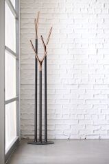 Saye Siyah Rose Portmanto Metal Askılık Modeli