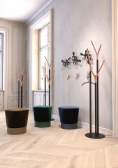 Saye Siyah Rose Portmanto Metal Askılık Modeli